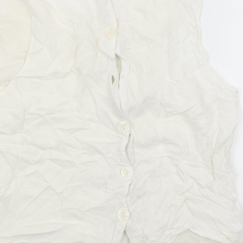 River Island Womens White Tank Dress Size 14