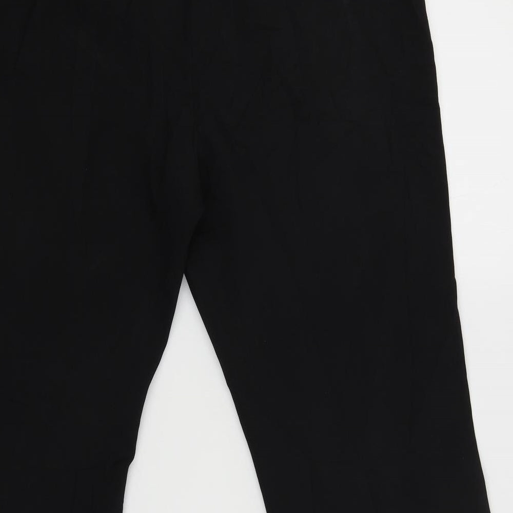 Dorothy Perkins Womens Black Trousers Size 16 L20 in