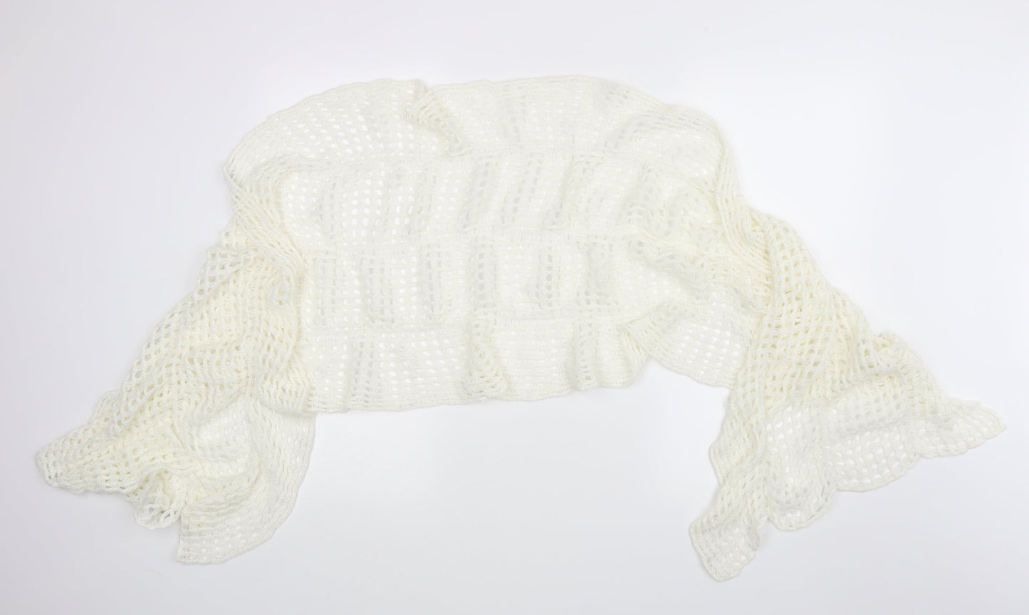 Preworn Womens White Scarf