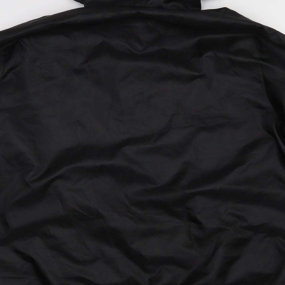 Rainy Days Mens Black Rayon Jacket Size M