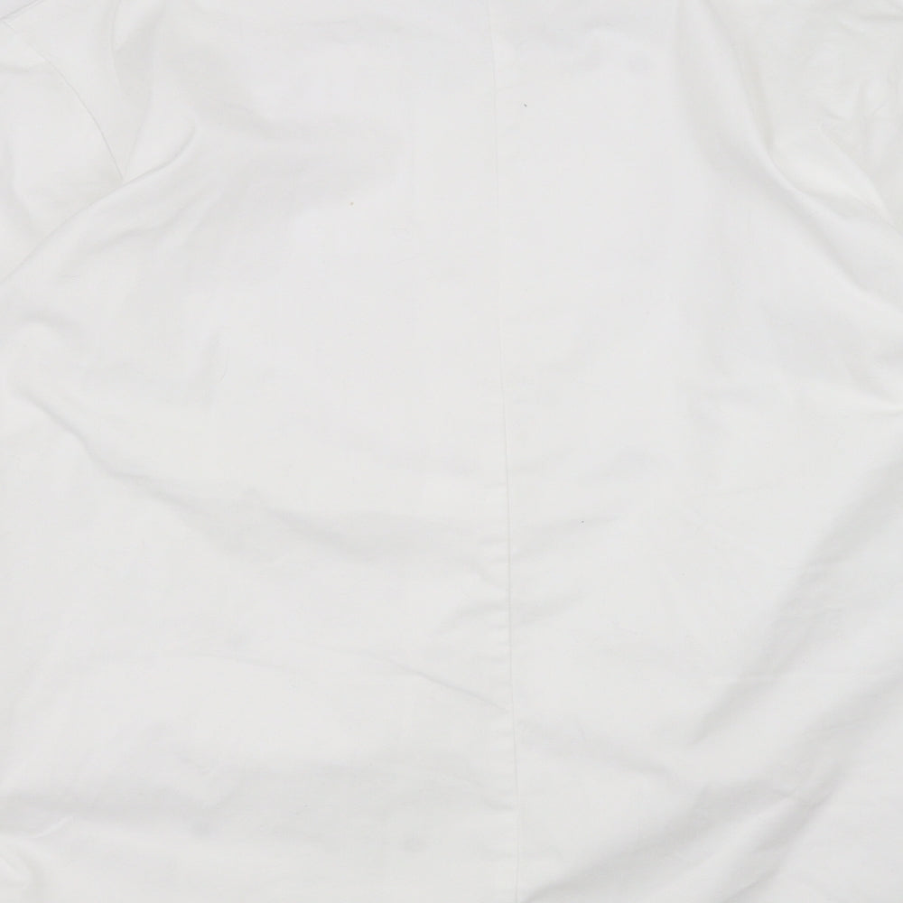 Premier Mens White Button-Up Size L