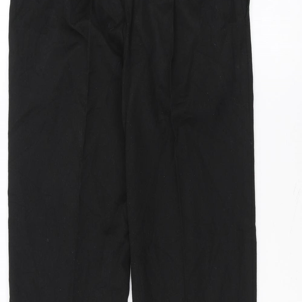 Preworn Girls Black Dress Pants Trousers Size 14 Years