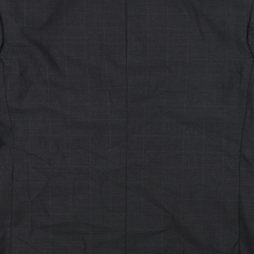 REMUS Mens Black Jacket Suit Jacket Size 42