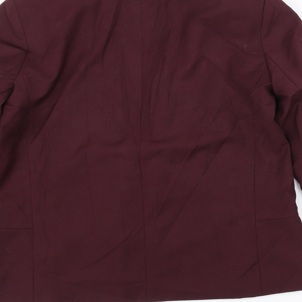 Topshop Womens Purple Jacket Size 8