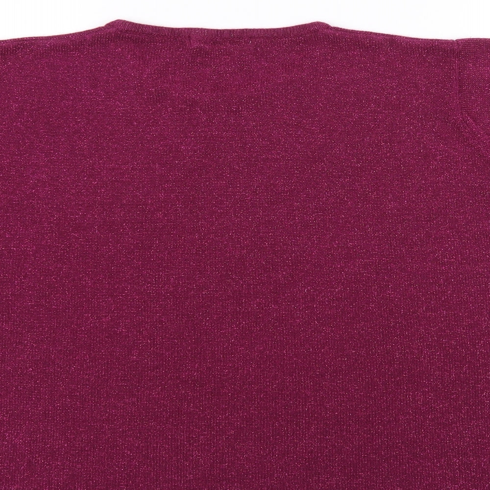 EWM Womens Pink Basic T-Shirt Size XL