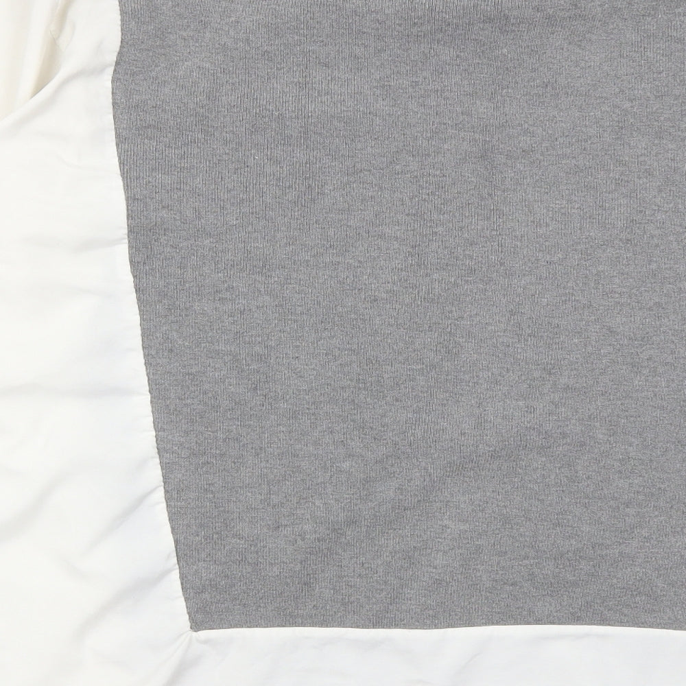 Preworn Mens Grey Rayon Pullover Jumper Size M