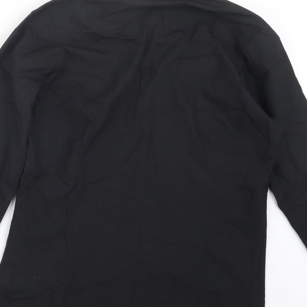 Cedarwood State Mens Black Button-Up Size 14