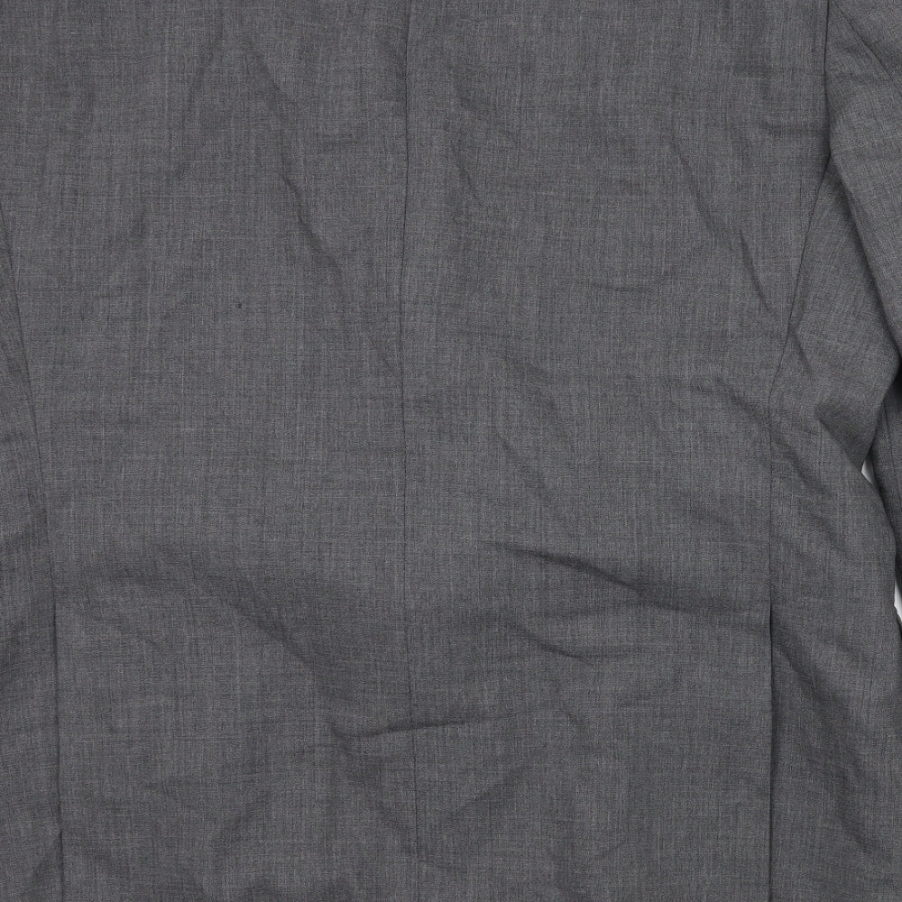 Odermark Mens Grey Jacket Suit Jacket Size L