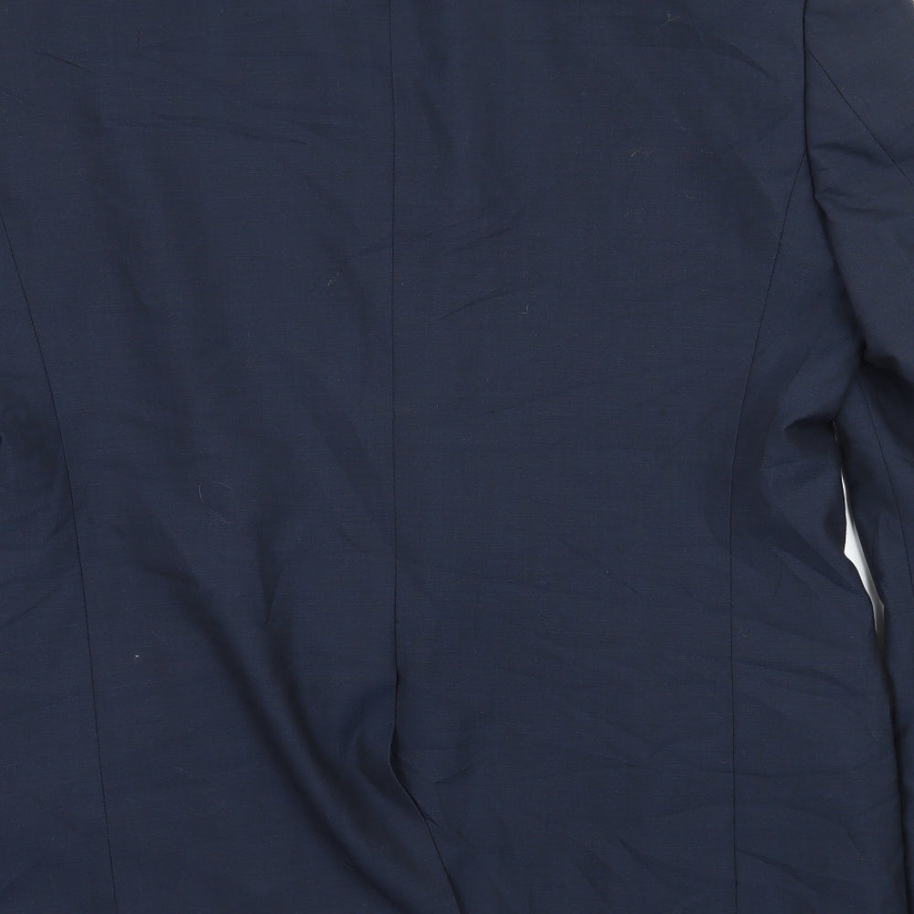Autograph Mens Blue Jacket Suit Jacket Size L
