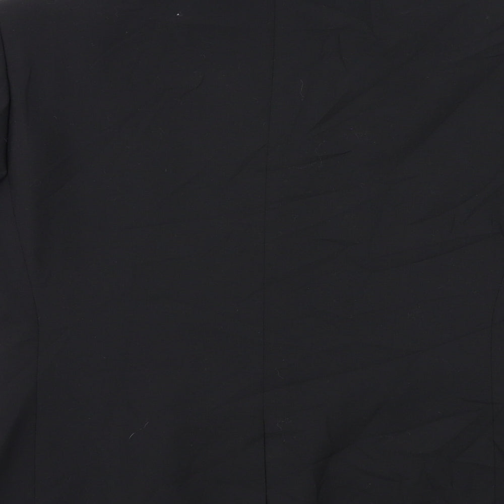George Mens Black Jacket Suit Jacket Size 38