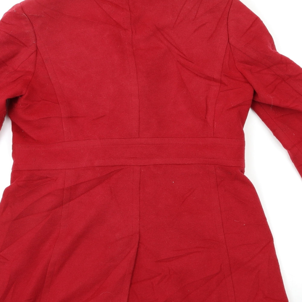 Uniqlo Womens Red Coat Size S