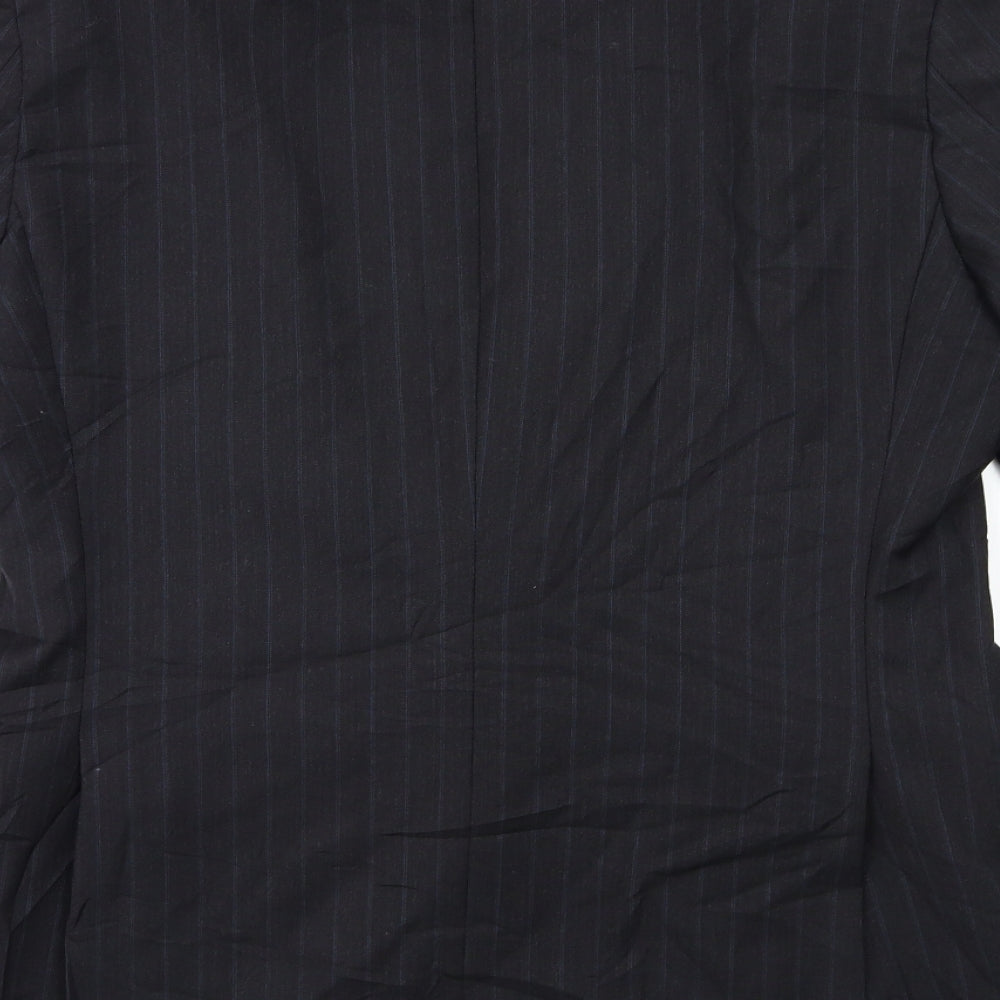 Marks & Spencer Mens Blue Striped Jacket Suit Jacket Size 40