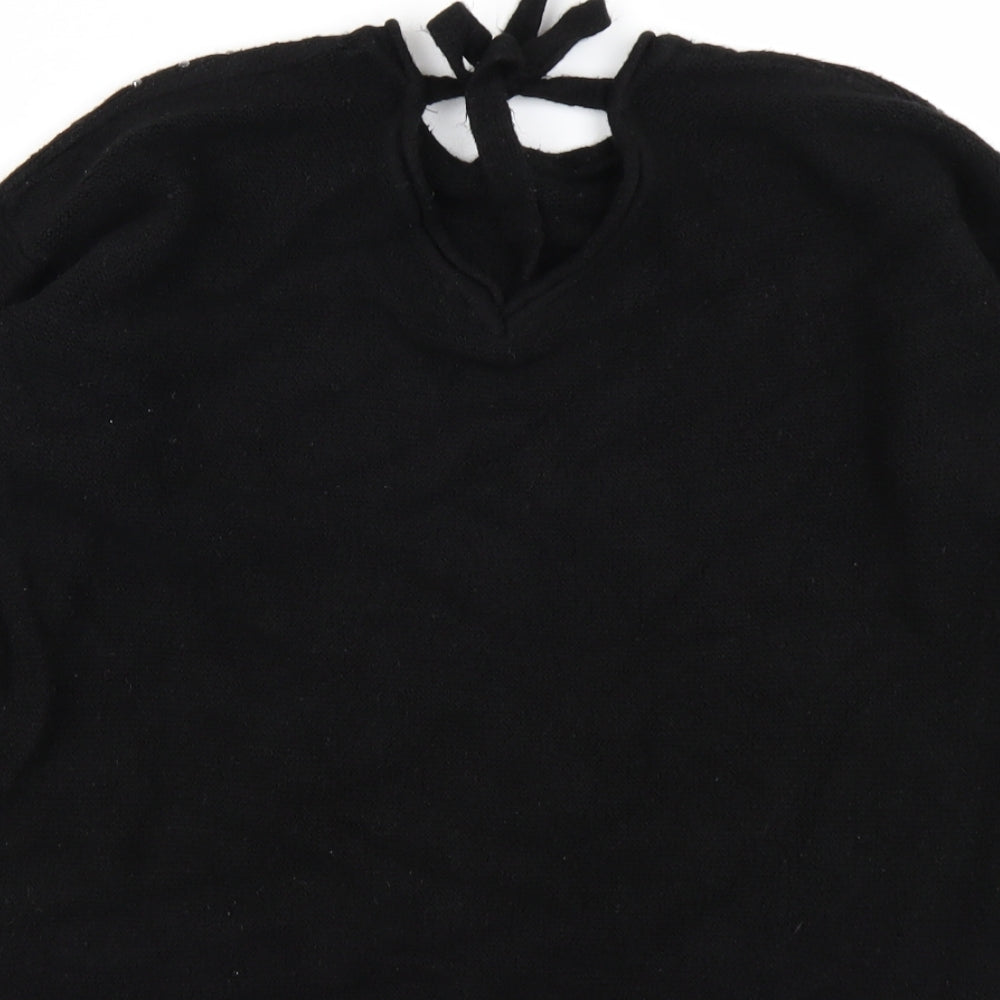 Marks & Spencer Womens Black Knit Pullover Jumper Size M