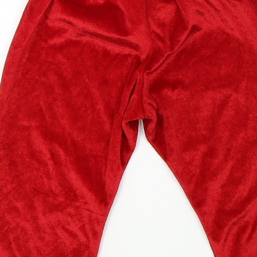 George Baby Red Jogger Trousers Size 18-24 Months