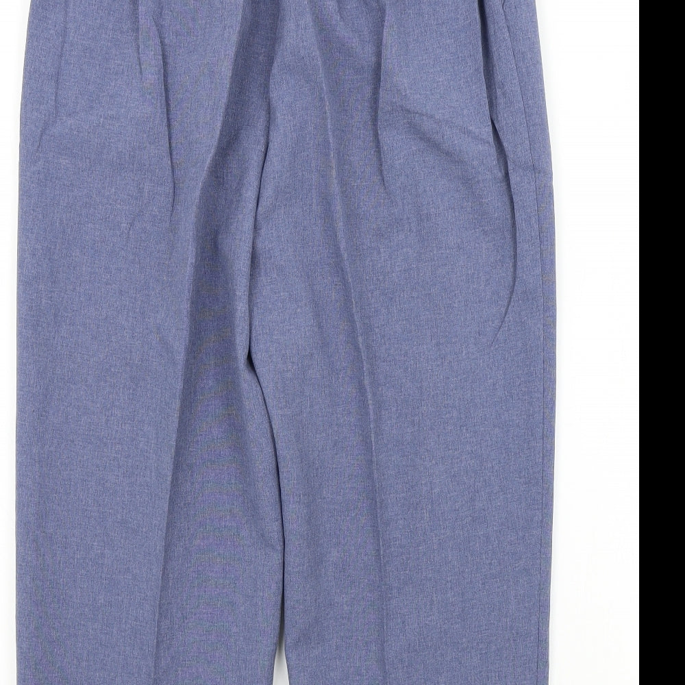 Preworn Womens Blue Trousers Size 16 L20 in