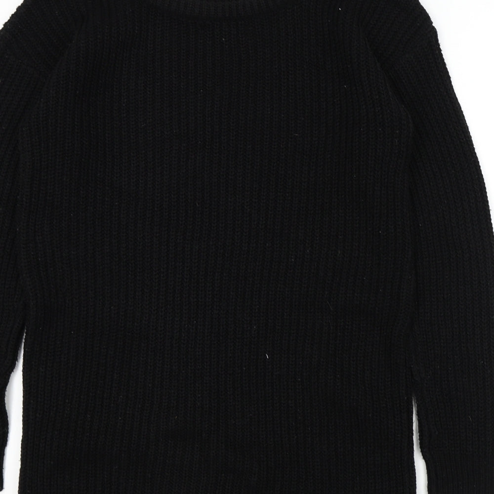 Missguided Womens Black Pullover Jumper Size S