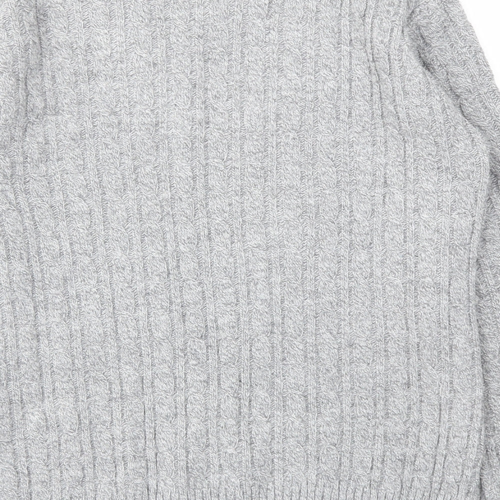 Mexe Womens Grey Pullover Jumper Size M