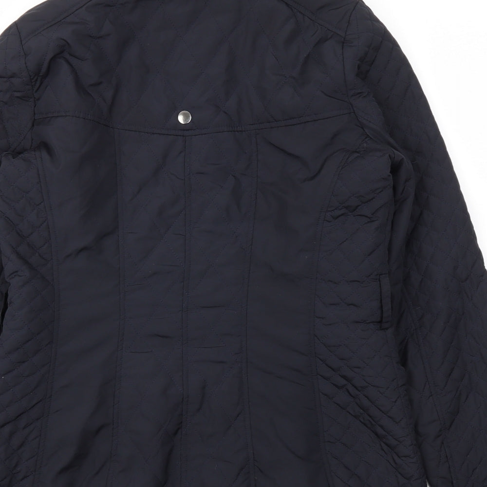 Wallis Womens Blue Jacket Coat Size 10