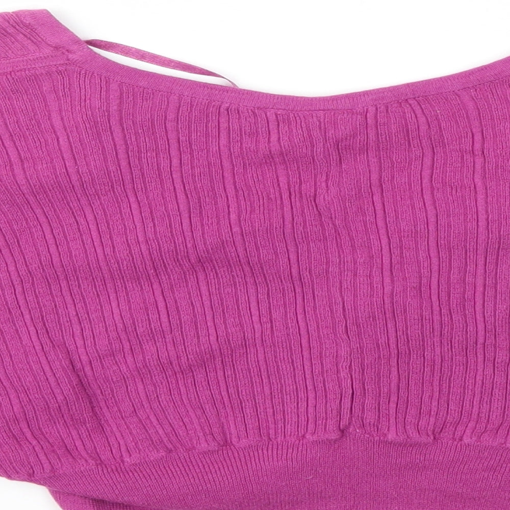 KanaBeach Womens Purple Cardigan Jumper Size 10