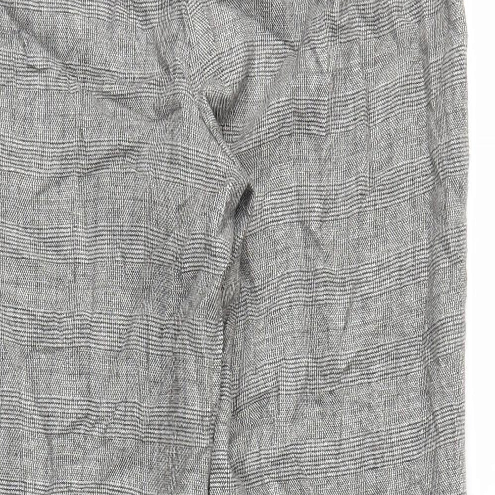 Marks & Spencer Womens Grey Trousers Size M L27 in