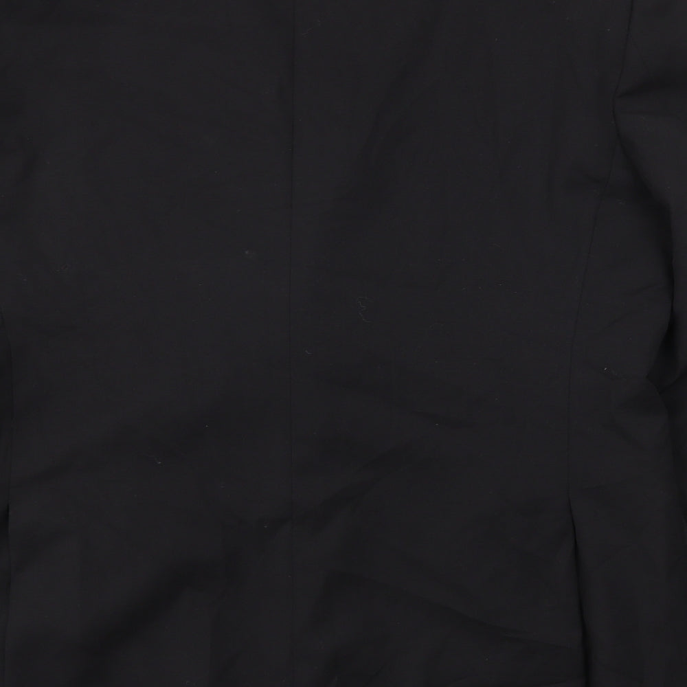 Pronto Uomo Mens Black Jacket Blazer Size 42