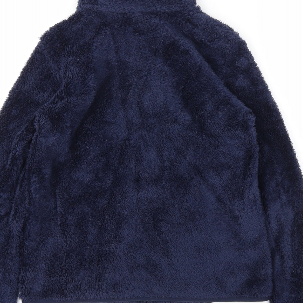 Union Girls Blue Full Zip Hoodie Size S