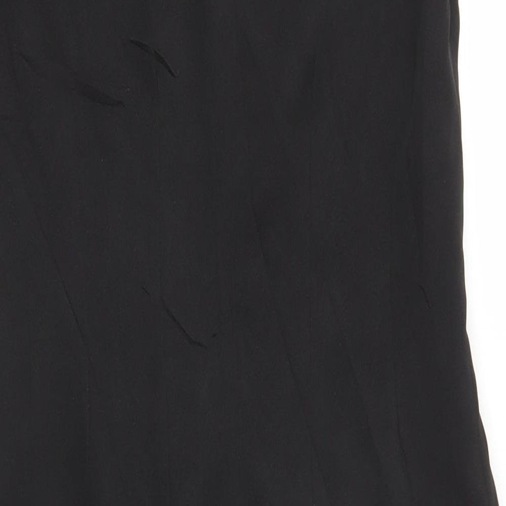 Preworn Womens Black A-Line Size 8