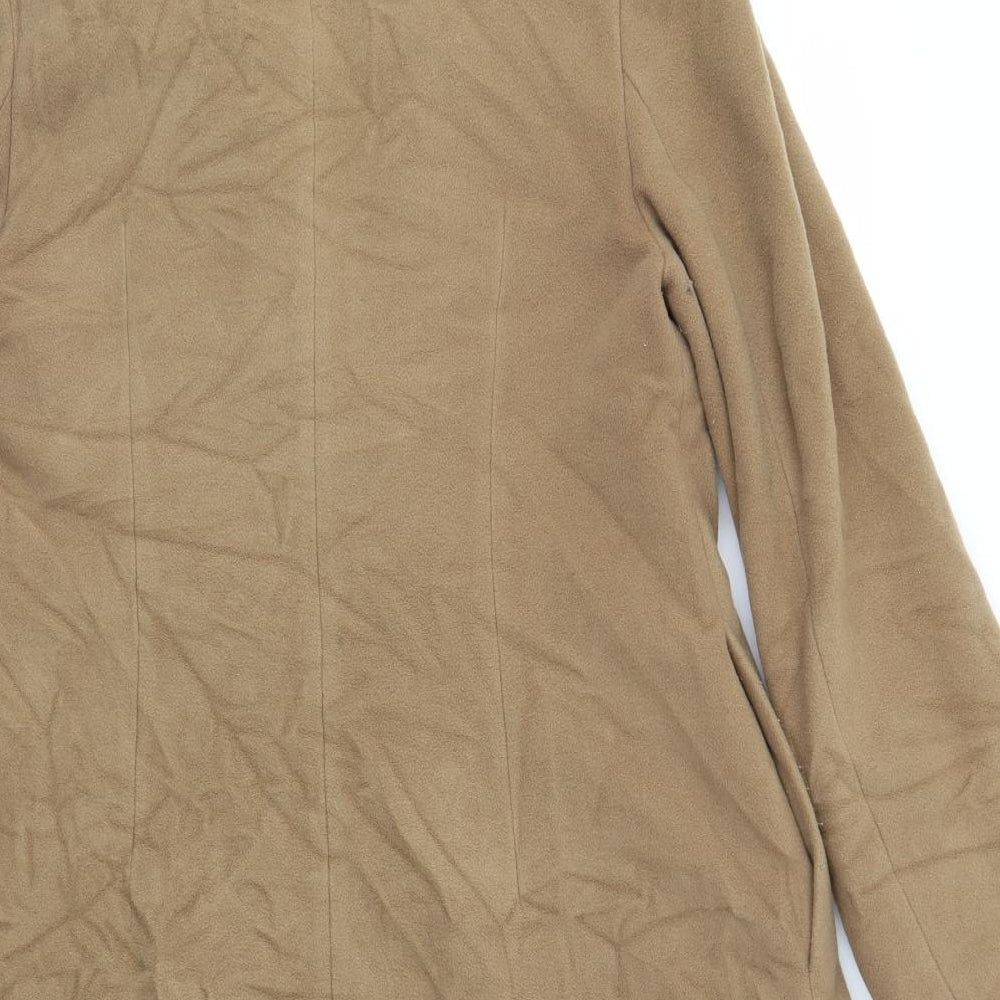 SOBRL Womens Brown Jacket Coat Size 12