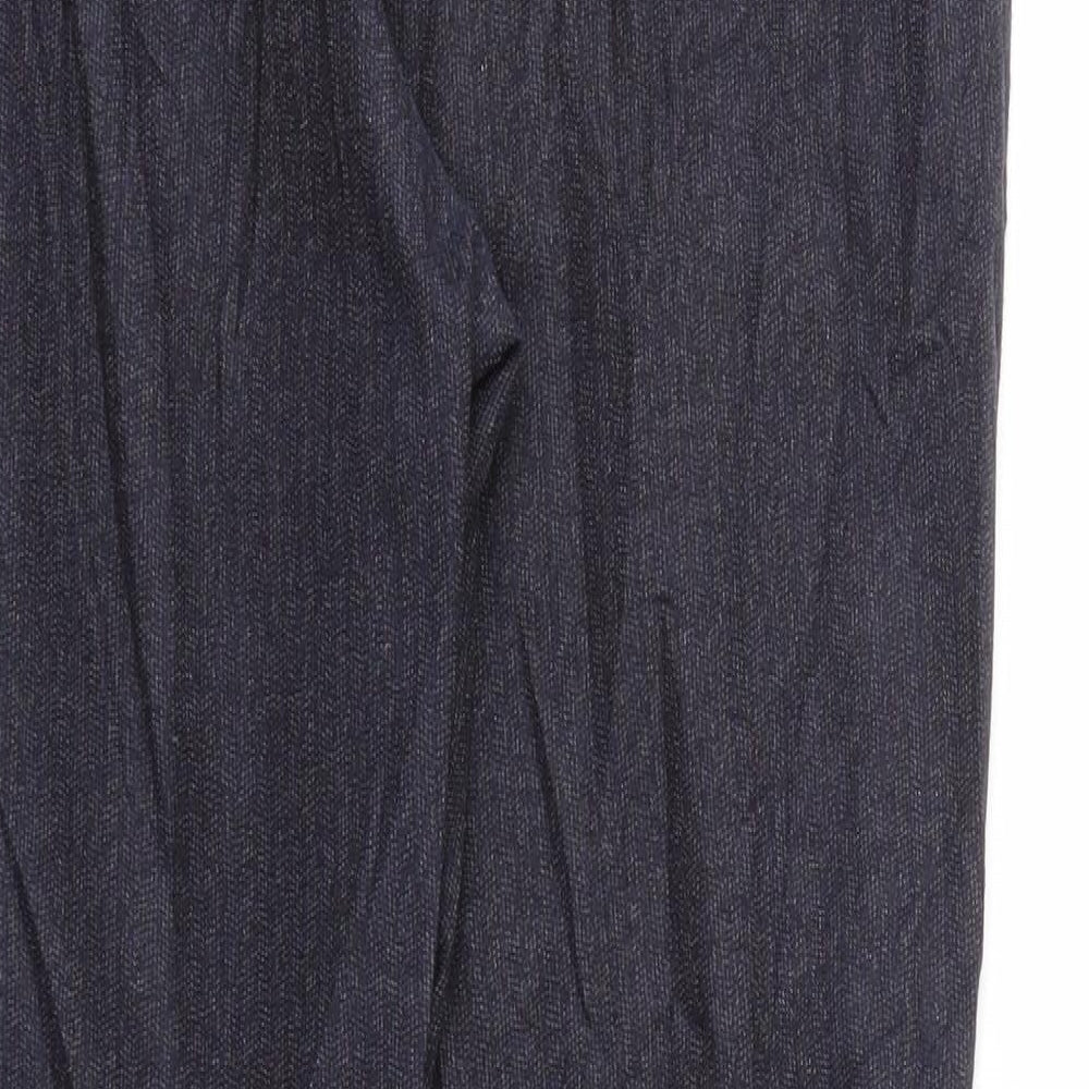 NEXT Womens Blue Trousers Size 10 L28 in