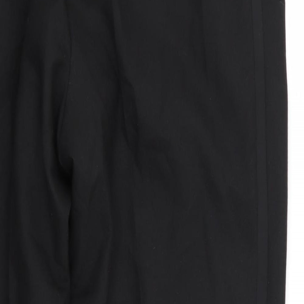 Preworn Mens Black Trousers Size 32 in L28 in