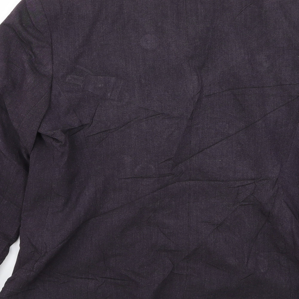 NEXT Womens Purple Jacket Blazer Size 10