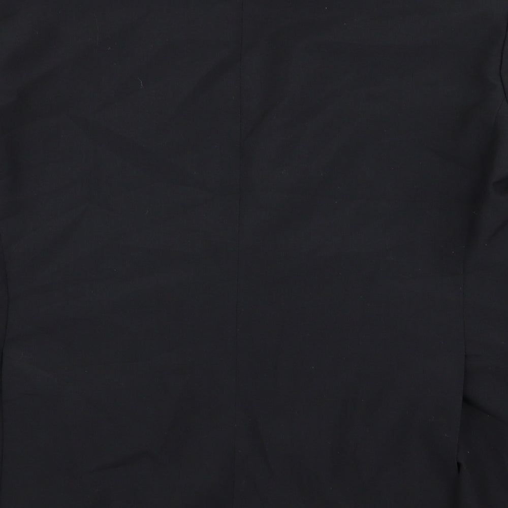 Preworn Mens Black Jacket Blazer Size 42