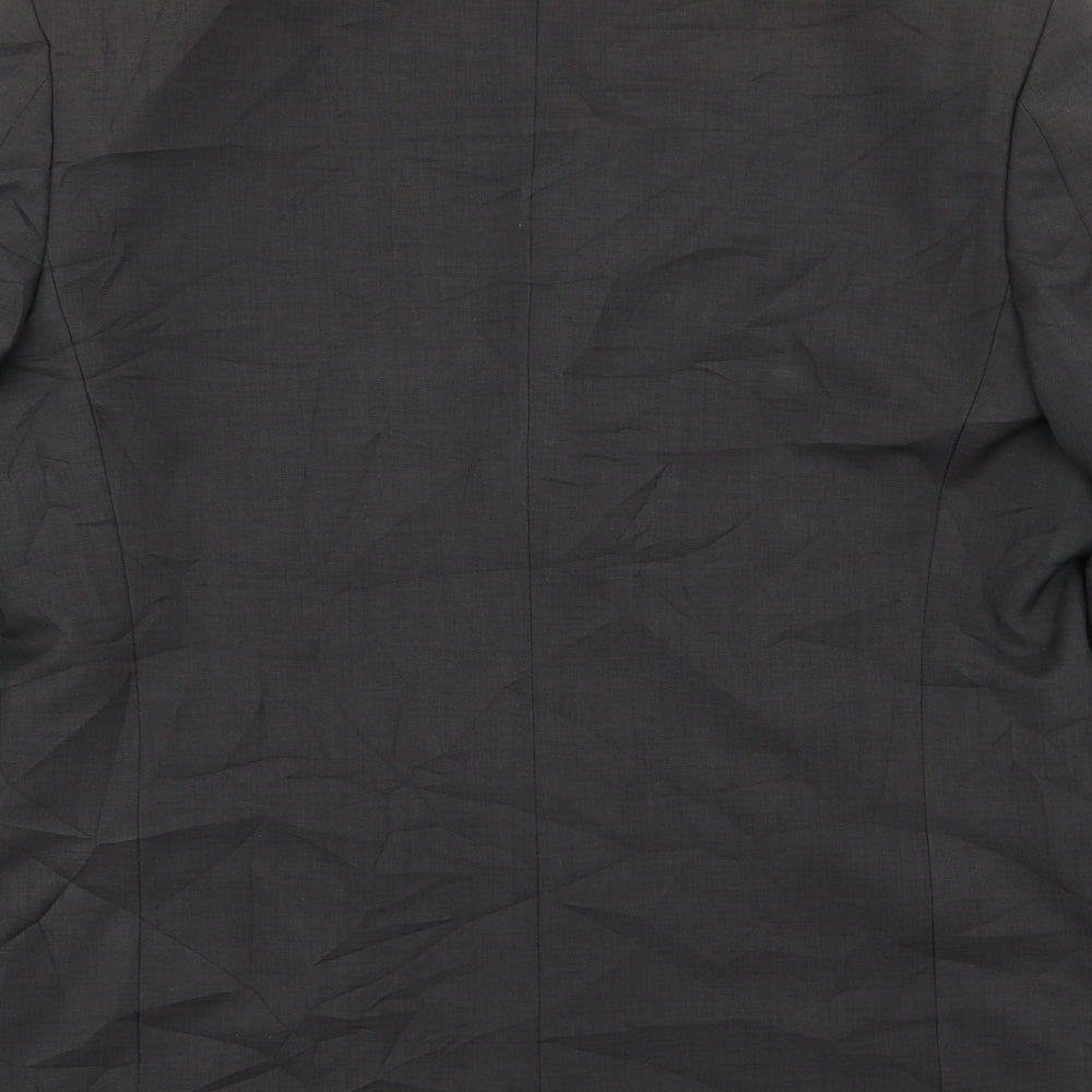 savatini Mens Grey Jacket Blazer Size 40