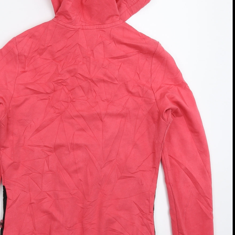 Metca Womens Pink Full Zip Hoodie Size S