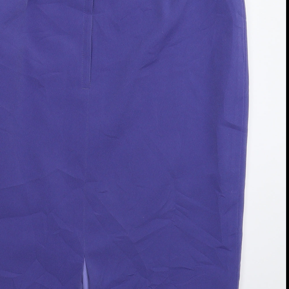 Yvonne Gyllon Womens Blue Straight & Pencil Skirt Size 29 in