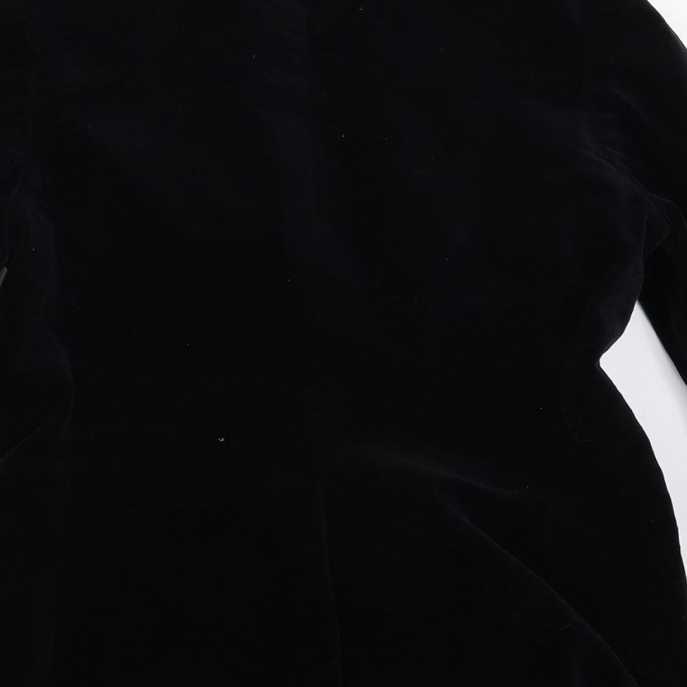 Cote d'Azur Womens Black Jacket Suit Jacket Size M