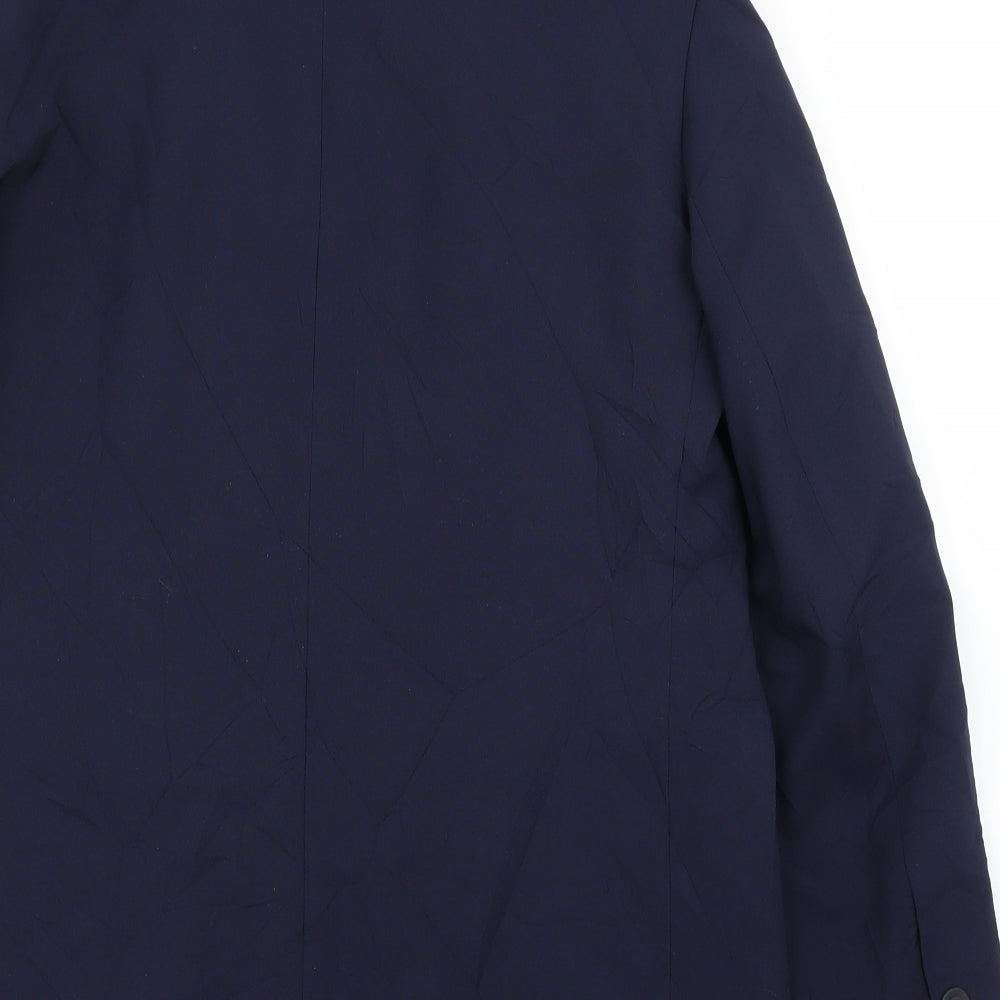 Preworn Mens Blue Jacket Suit Jacket Size 40