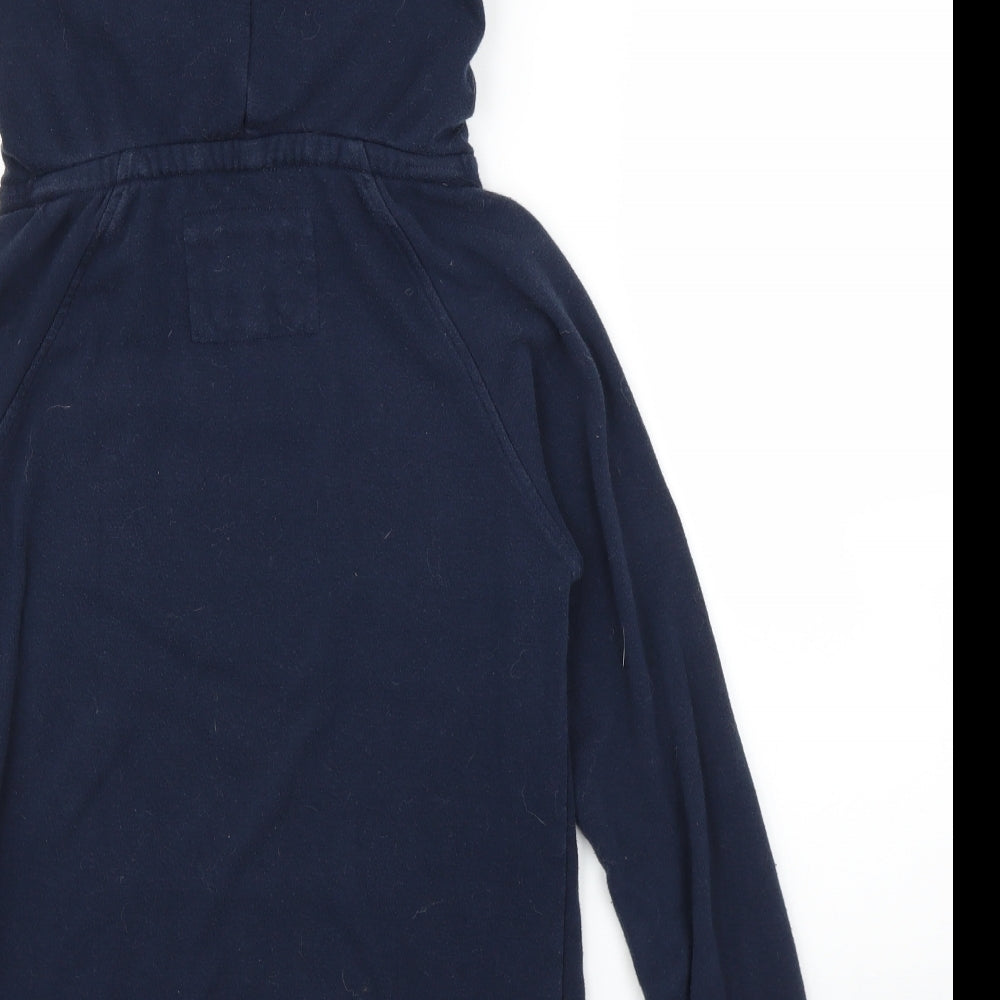 New Look Womens Blue Pullover Hoodie Size 10