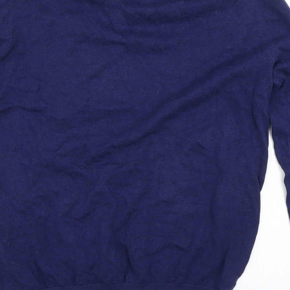 Profumo Mens Black Pullover Jumper Size M