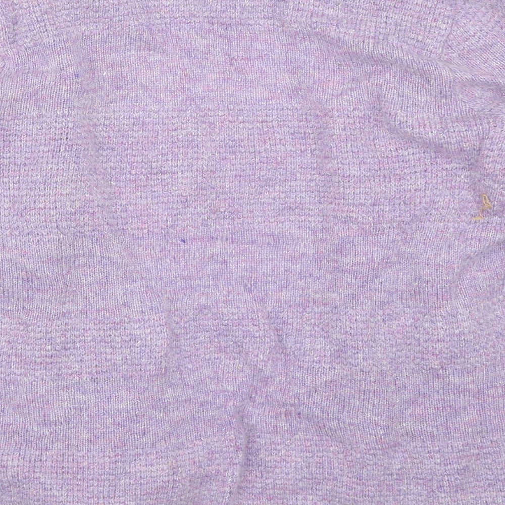 preoworn Womens Purple Cardigan Jumper Size 14