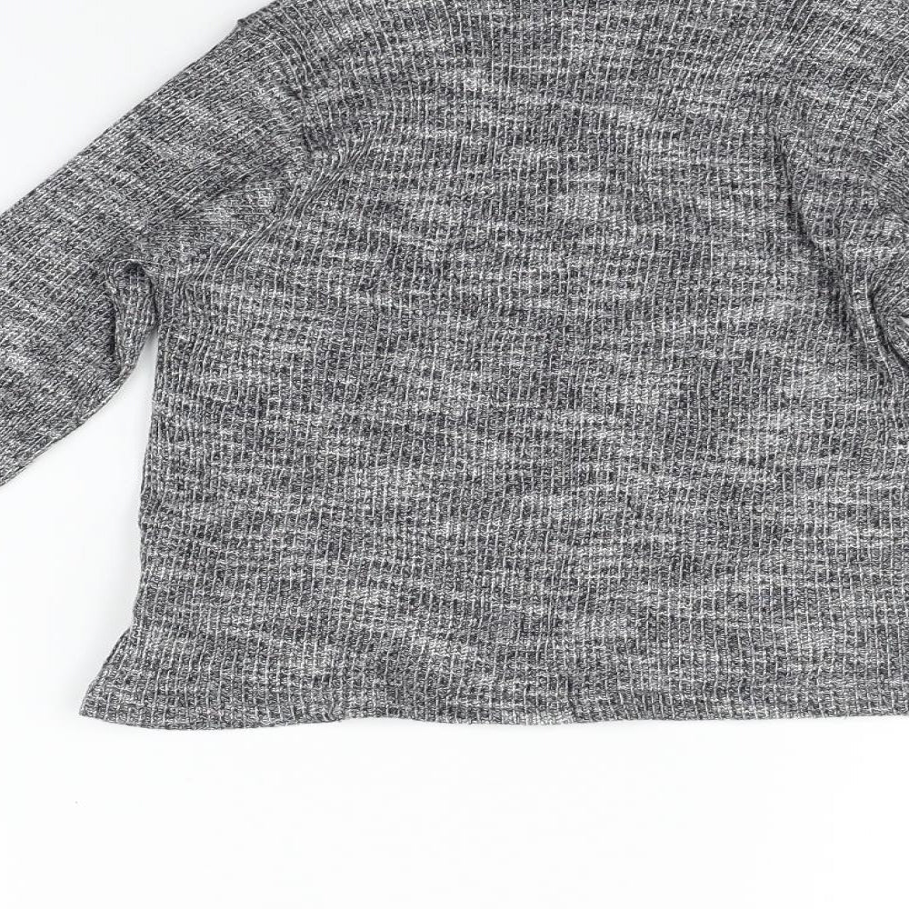 MISS EVIE Girls Grey Basic T-Shirt Size 9-10 Years