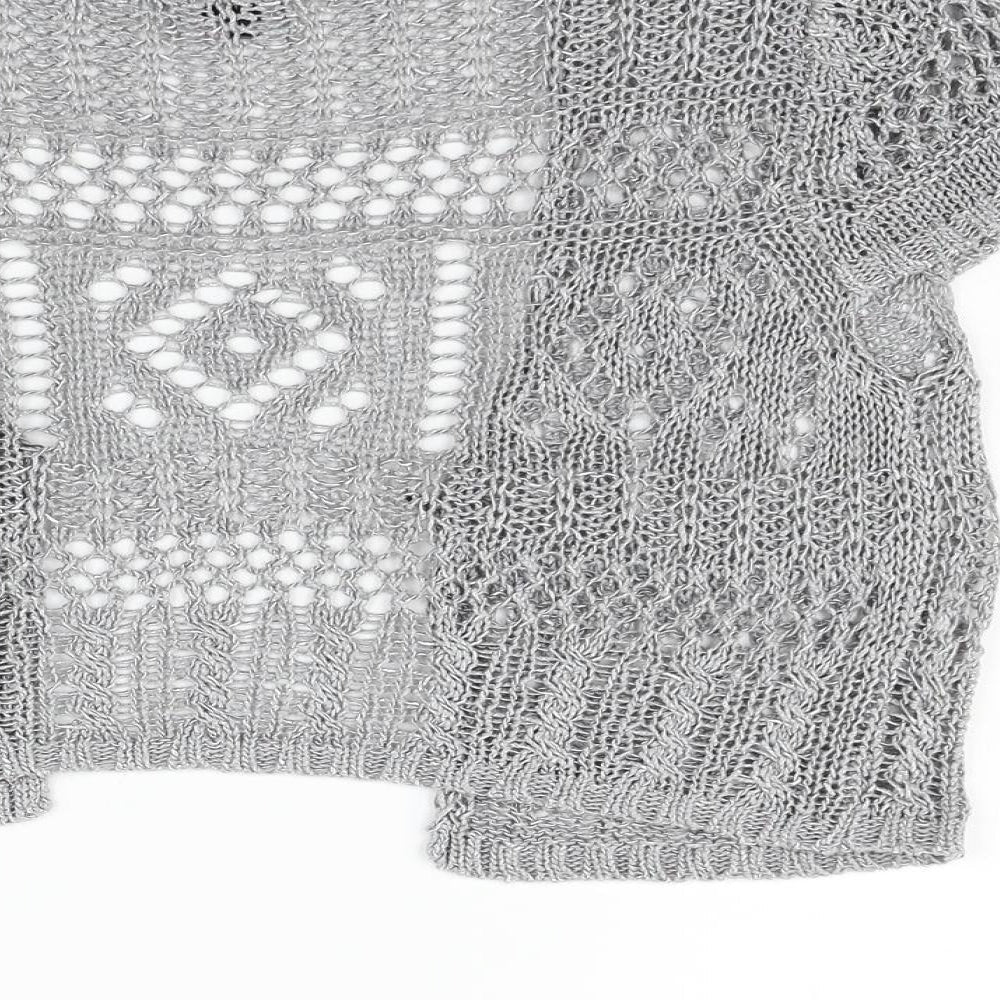 Per Una Womens Grey Cardigan Jumper Size 12