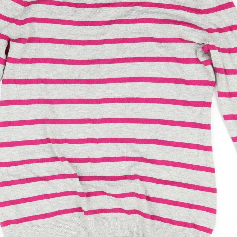 Gap Womens Pink Striped Jumper Dress Size M