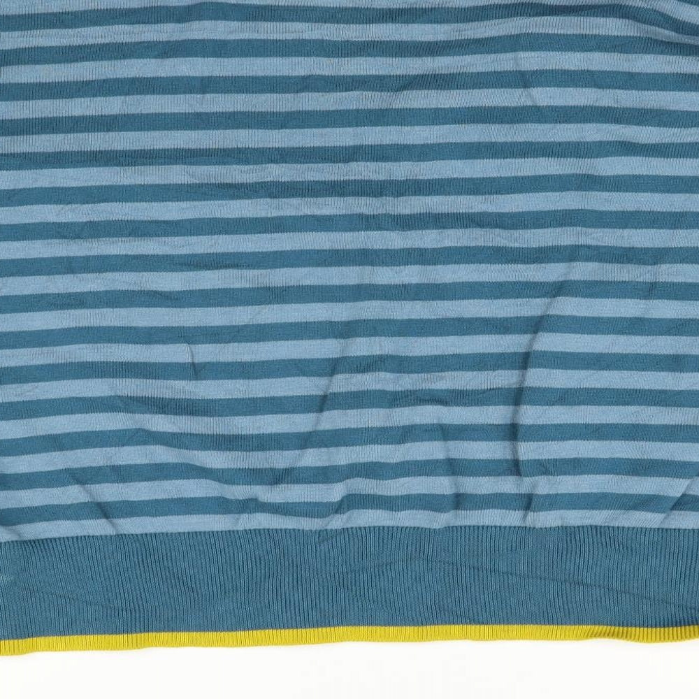 Primark Womens Blue Striped Pullover Jumper Size L