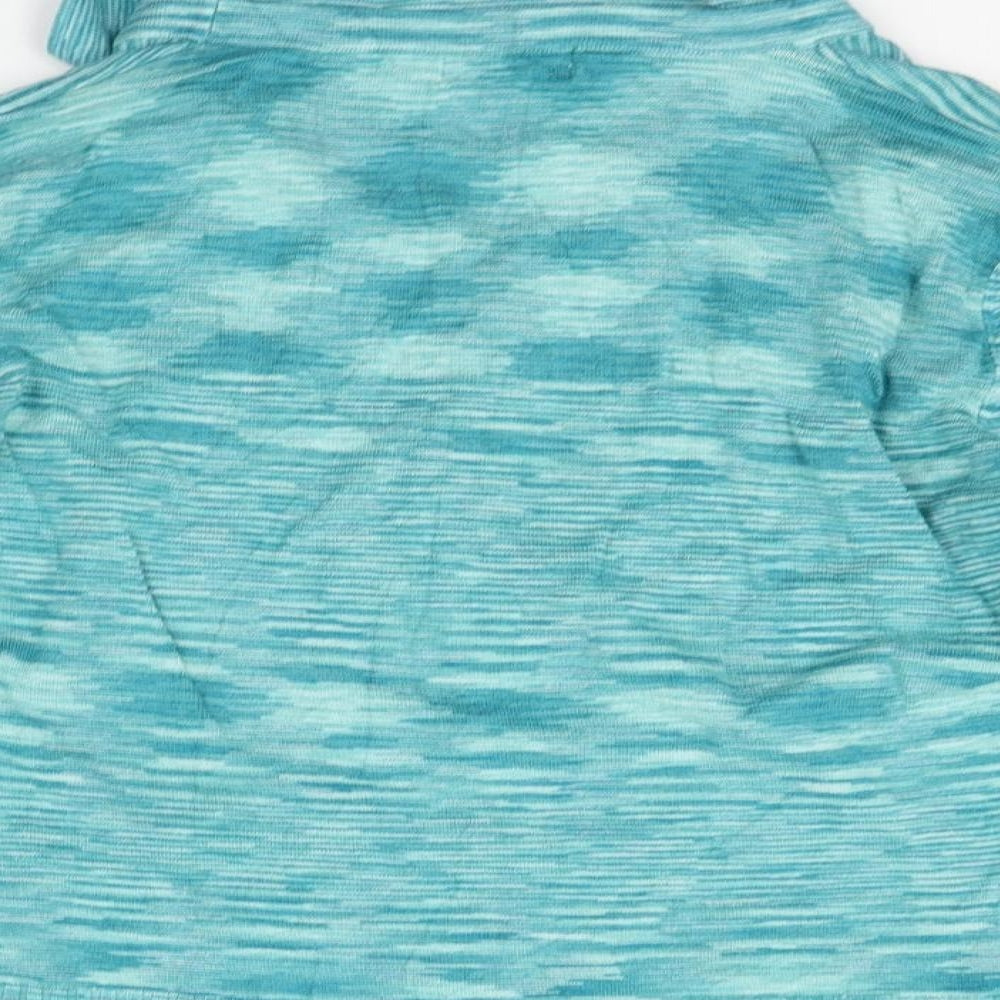 Klass Womens Blue Striped Pullover Jumper Size S