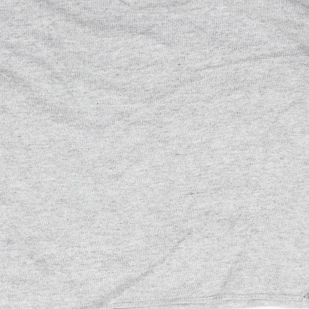 H&M Girls Grey Geometric Pullover Jumper Size 11-12 Years
