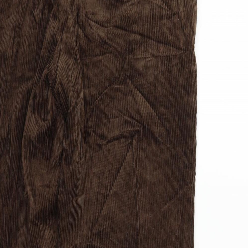 Marks and Spencer Womens Brown Trousers Size 34 in L29 in