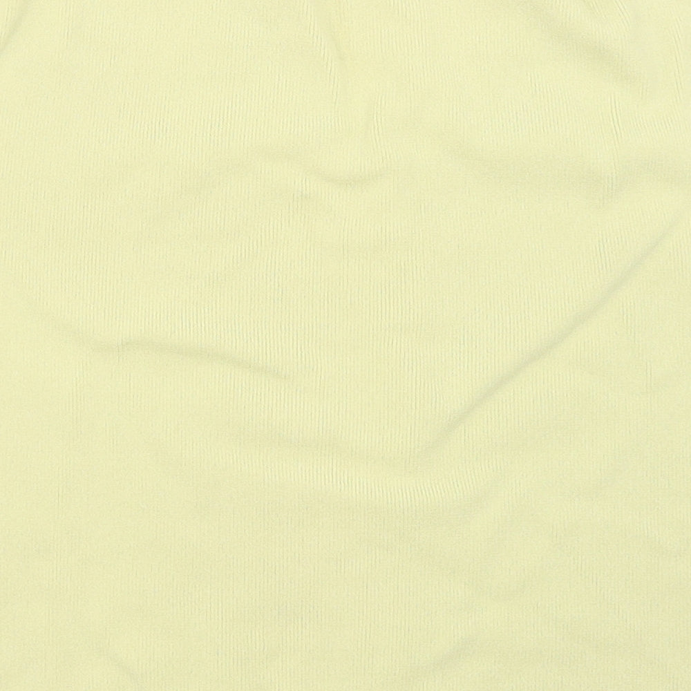 Roman Originals Womens Yellow Basic Blouse Size S