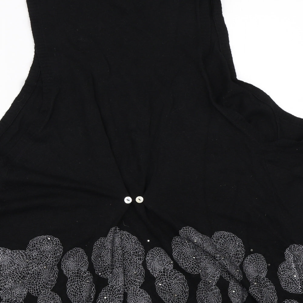 Sweewe Womens Black Pullover Jumper Size M