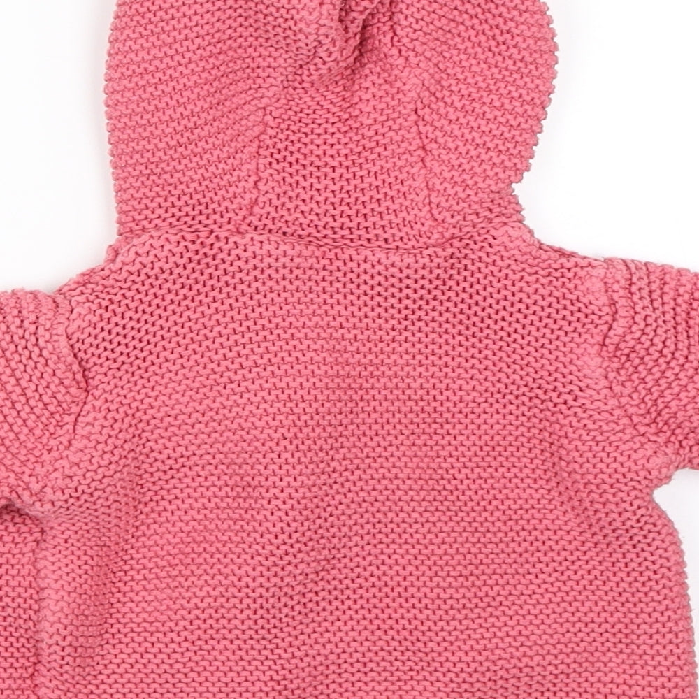 Marks and Spencer Girls Pink Jacket Size 0-3 Months